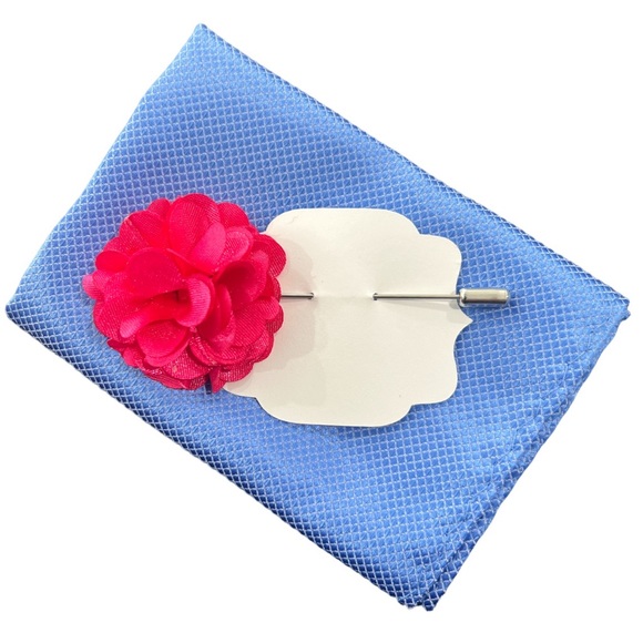 NEW Men’s pocket square and lapel pin. - Picture 1 of 1